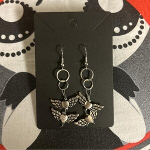 Angel wing earrings